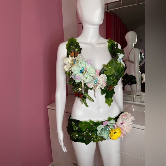 SEXY Fairy Costume 32 D Lingerie Custom Hand Made - Picture 7 of 12